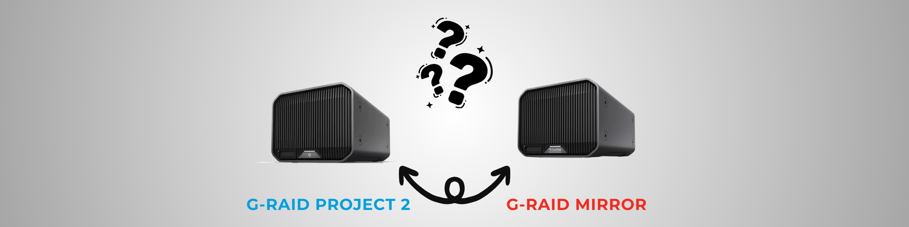 What's the difference between G-RAID Mirror and Project 2?