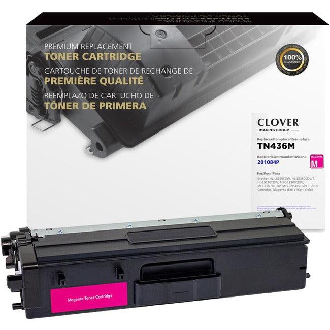 Clover Technologies Remanufactured Toner Cartridge - Alternative for Brother TN436M - Magenta