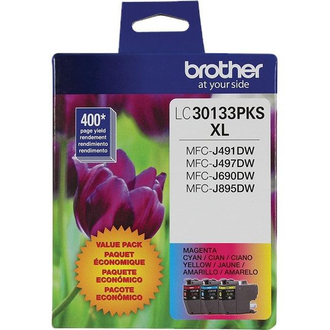 Brother LC30133PKS Ink Cartridge - Cyan, Magenta, Yellow