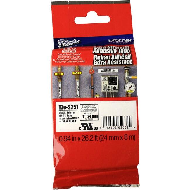 Brother Extra Strength Adhesive 1" TZ Tapes