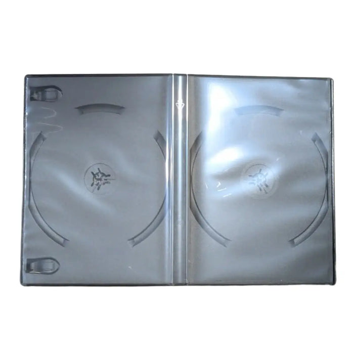 Double DVD case black side by side