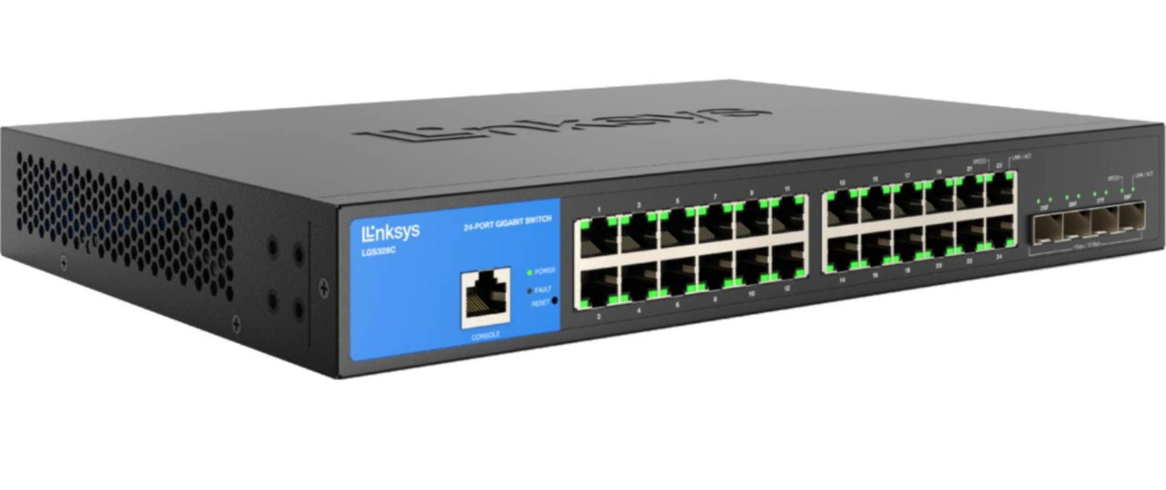 24-PORT MANAGED GE SWITCH 4SFP