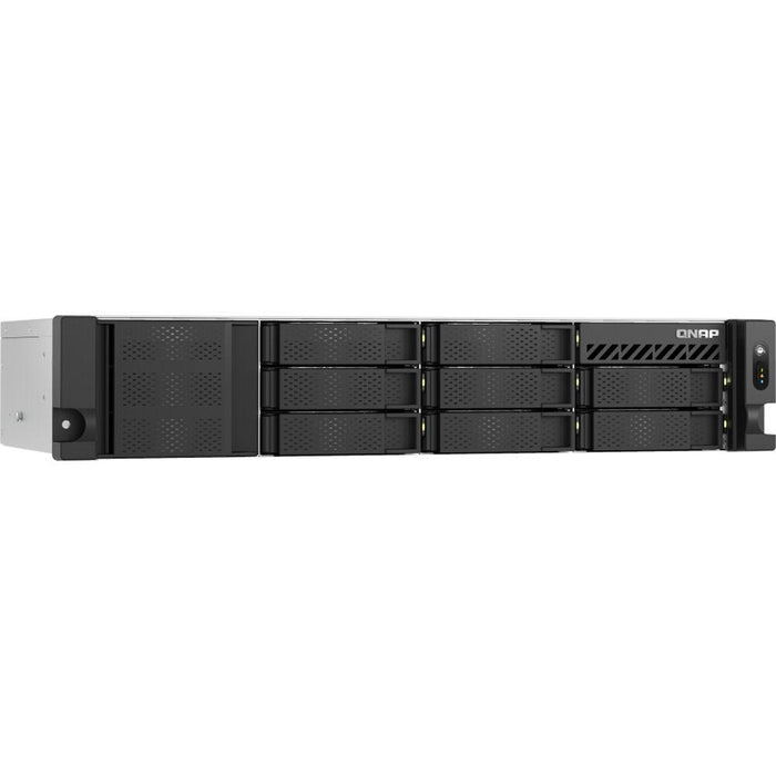 Qnap 2u 8-bay Short Depth Rackmount Nas/iscsi Ip-san. Intel Atom C5125 8c 2.8ghz