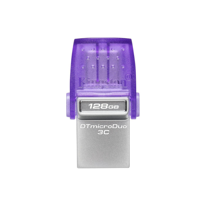 Kingston Technology Kingston 128gb Datatraveler Microduo 3c 200mb/s Dual Usb-a + Usb-c (can Retail)