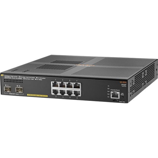 Aruba 2930F 8G PoE+ 2SFP+ TAA Switch