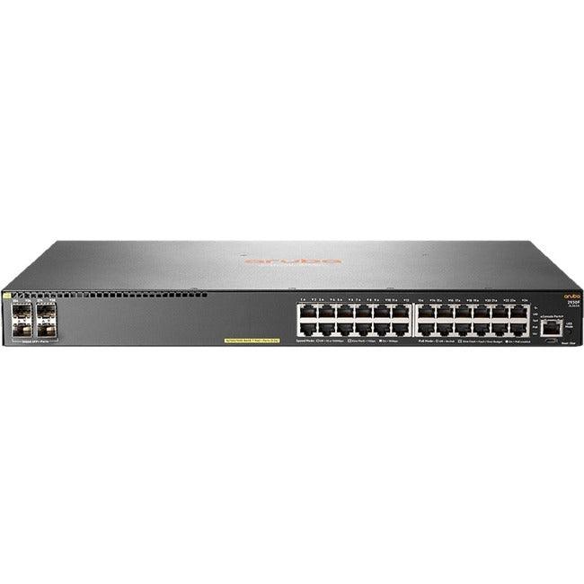 Aruba 2930F 24G PoE+ 4SFP+ TAA-compliant Switch