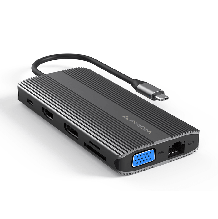 Axiom 12-in-1 USB-C Multiport Hub Adapter