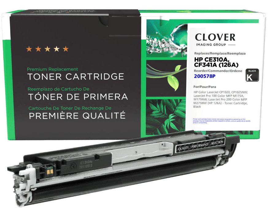 Clover Imaging Group Clover Imaging Remanufactured Black Toner Cartridge Alternative For Hp Ce310a (h