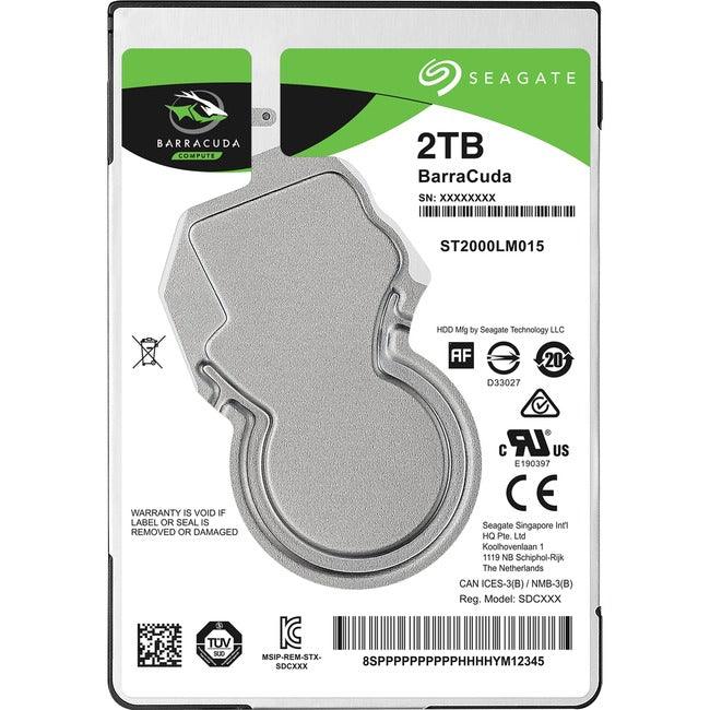 Seagate BarraCuda 2TB ST2000LM015 SATA 2.5 HDD