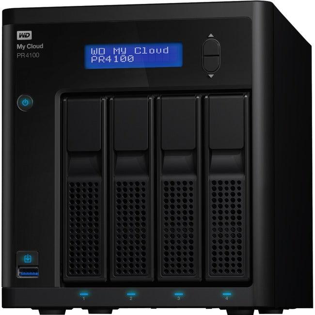 WD 16TB My Cloud PR4100 Pro Series Media Server with Transcoding, NAS - Network Attached Storage