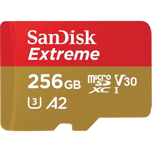 SanDisk Extreme 256 GB Class 10/UHS-I (U3) microSDXC