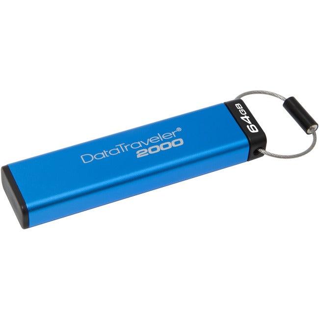 Kingston 64GB DataTraveler 2000 USB 3.1 Flash Drive