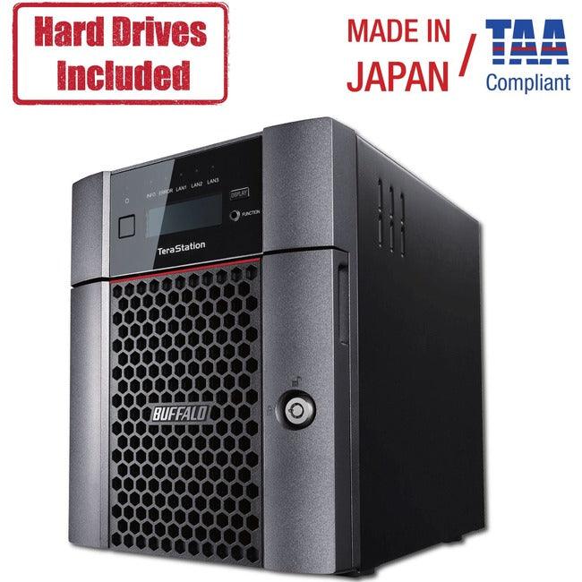 Buffalo TeraStation 5410DN Desktop 16 TB NAS Hard Drives Included