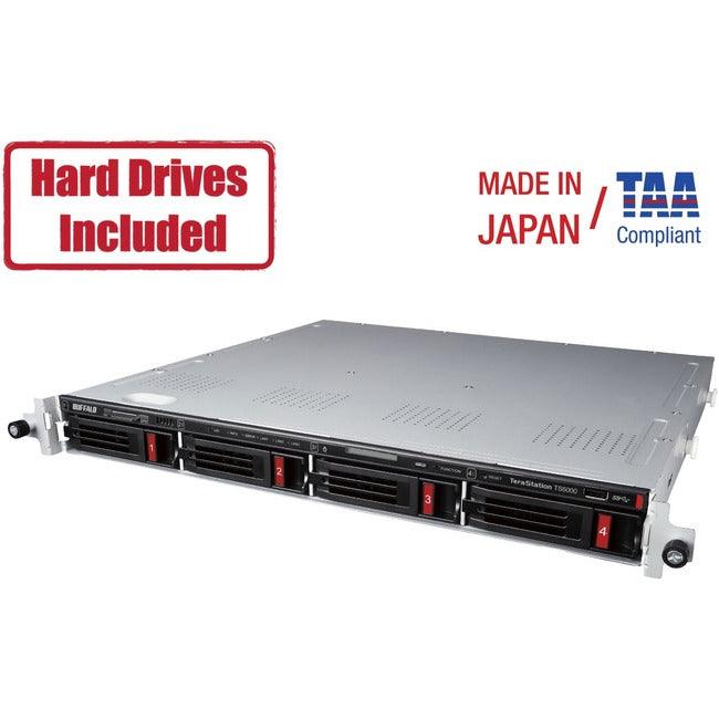 Buffalo TeraStation 6400RN 16TB Rackmount NAS Hard Drives Included + Snapshot