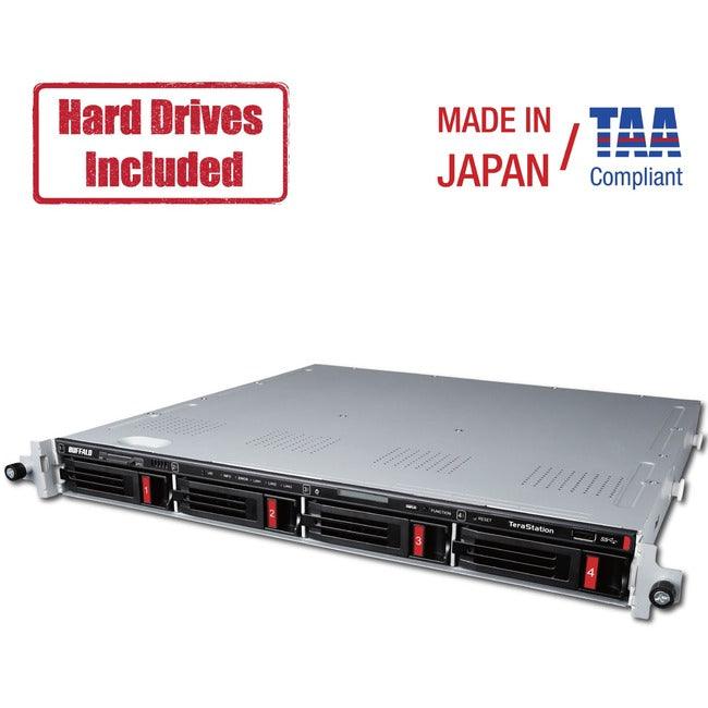 Buffalo TeraStation 5410RN Rackmount 32 TB NAS Hard Drives Included