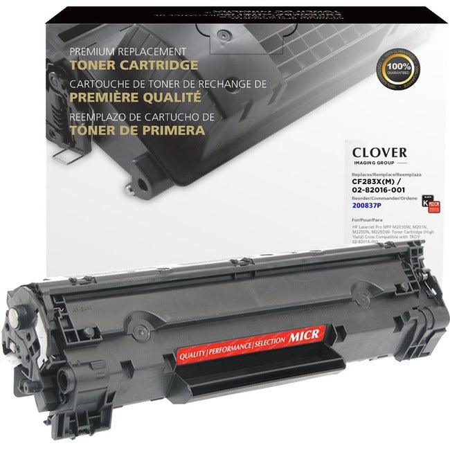 Clover Technologies MICR Toner Cartridge - Alternative for HP 83X - Black