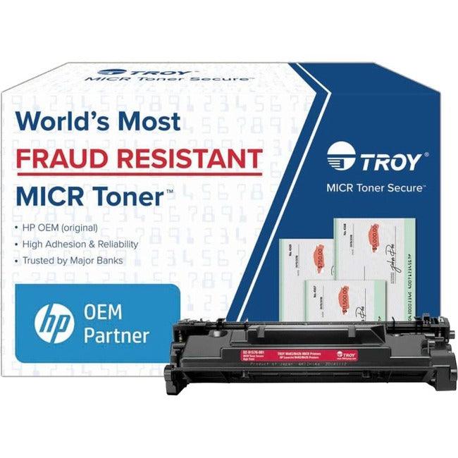 Troy Toner Secure Original MICR Toner Cartridge - Alternative for Troy, HP - Black