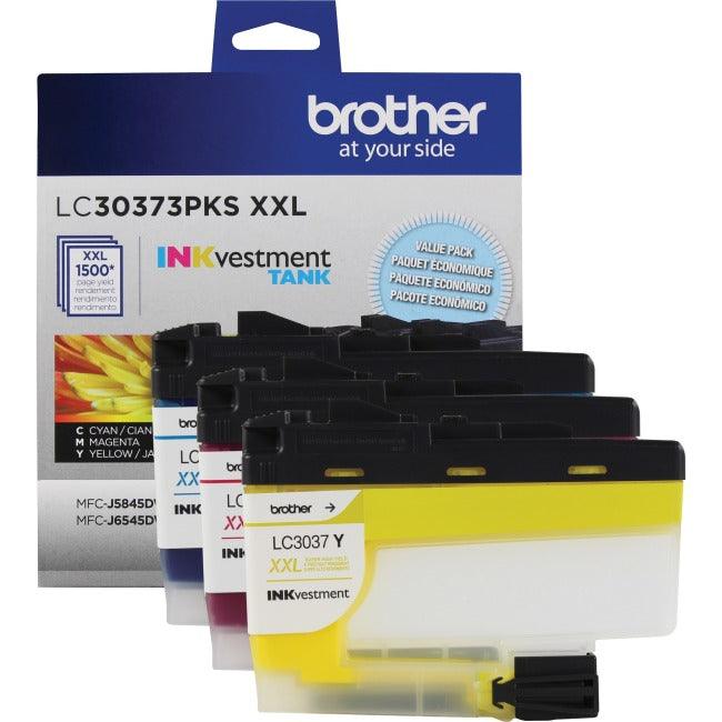 Brother LC30373PKS Original Ink Cartridge - Cyan, Magenta, Yellow