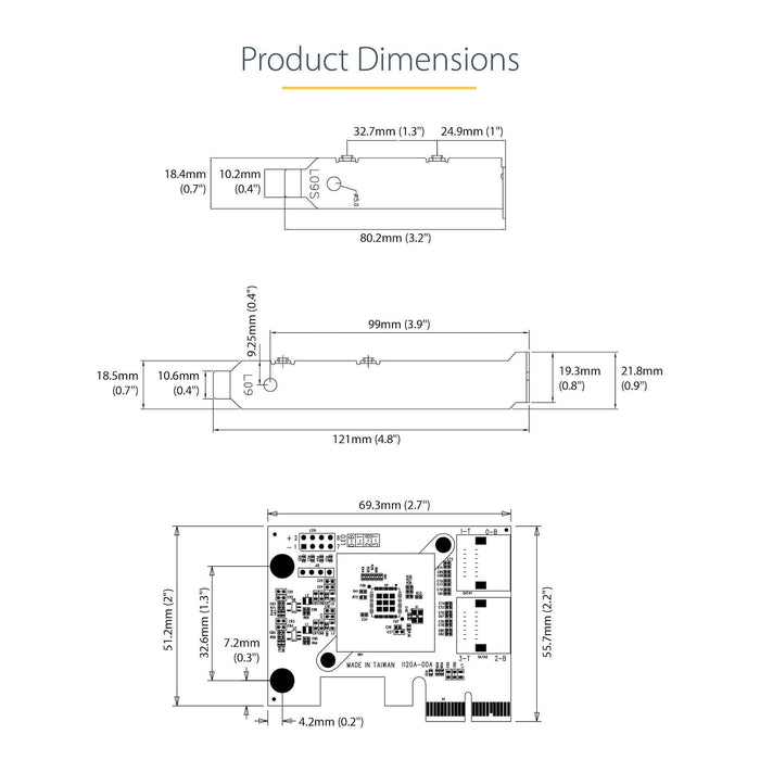 Startech Sata Iii 6gbps Pcie 3.0 X2 Card - Sata Expansion Adapter Card - 4-port Sata To P