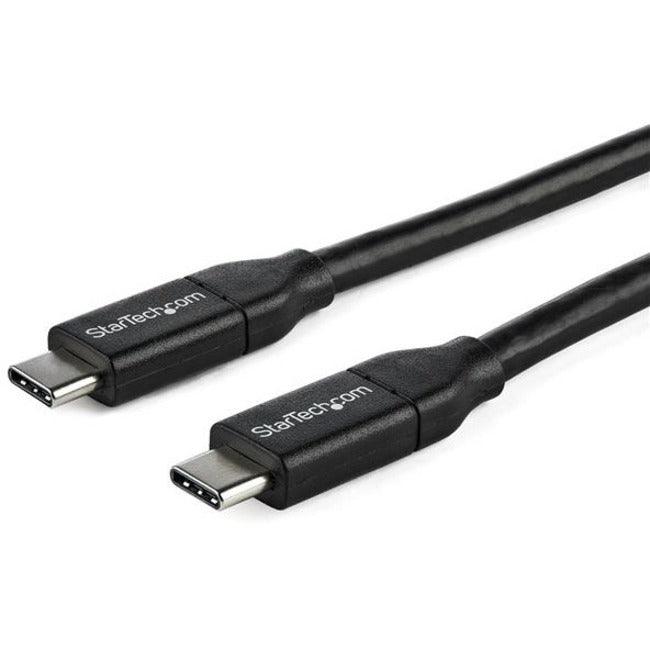 StarTech.com USB-C to USB-C Cable w/ 5A PD - M/M - 1 m (3 ft.) - USB 2.0 - USB-IF Certified