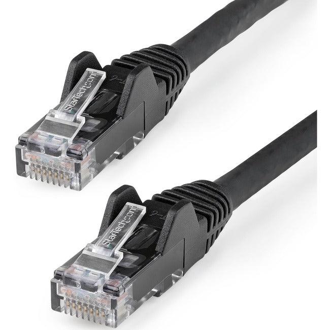 StarTech.com 30ft (9m) CAT6 Ethernet Cable, LSZH (Low Smoke Zero Halogen) 10 GbE Snagless 100W PoE UTP RJ45 Black Network Patch Cord, ETL