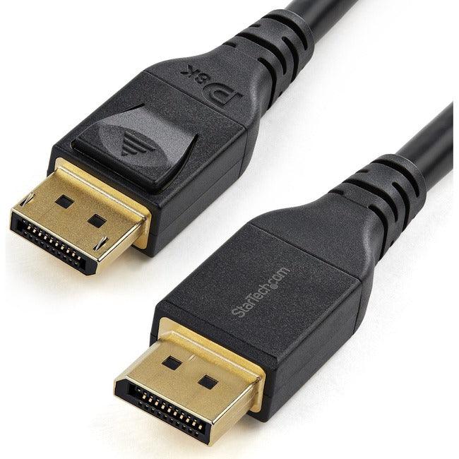 StarTech.com 12ft (4m) VESA Certified DisplayPort 1.4 Cable, 8K 60Hz HBR3 HDR, Super UHD 4K 120Hz, DP to DP Slim Video Monitor Cord M/M