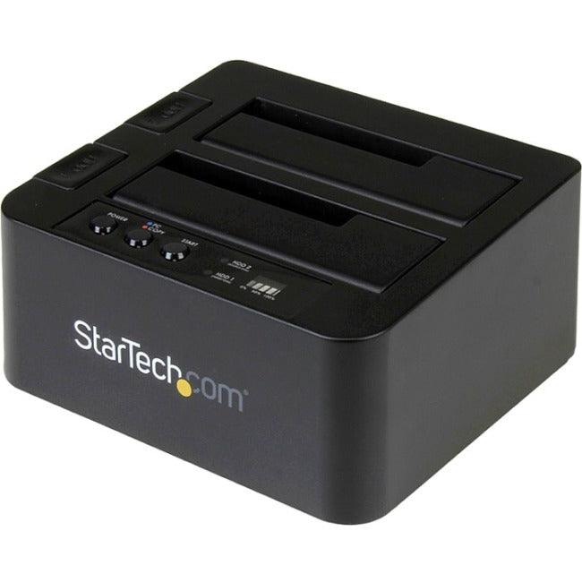 StarTech.com USB 3.1 (10Gbps) Standalone Duplicator Dock for 2.5" & 3.5" SATA SSD / HDD Drives - with Fast-Speed Duplication up to 28GB/min