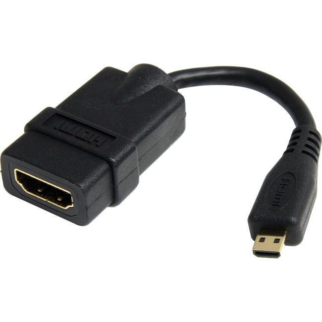 StarTech.com 5in High Speed HDMI® Adapter Cable - HDMI to HDMI Micro - F/M