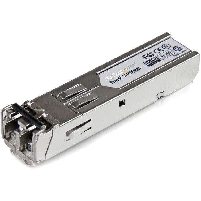 StarTech.com MSA Uncoded SFP Module - 1000BASE-SX - 1GE Gigabit Ethernet SFP 1GbE Multi Mode Fiber (MMF) Optic Transceiver - 550m DDM