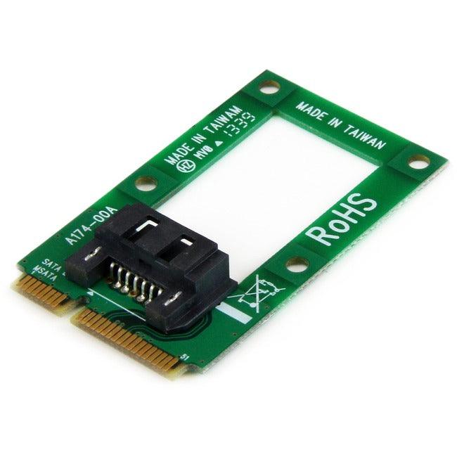 StarTech.com mSATA to SATA HDD / SSD Adapter - Mini SATA to SATA Converter Card