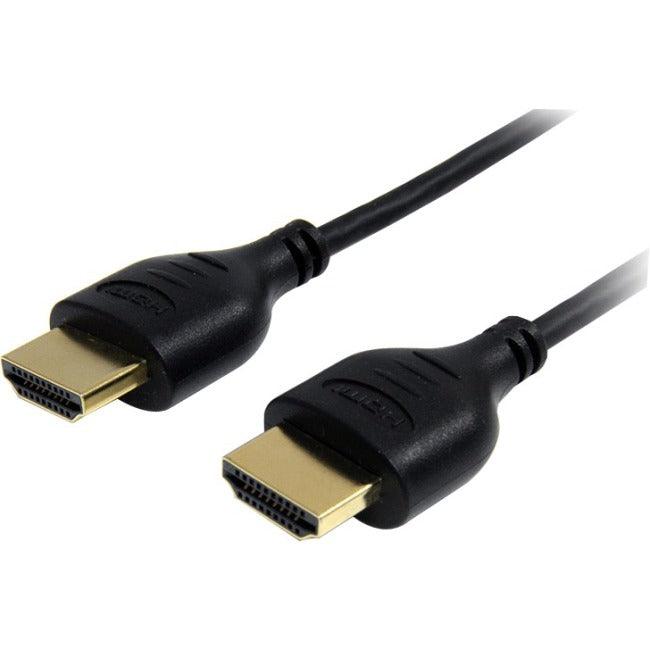 StarTech.com 6 ft Slim High Speed HDMI Cable with Ethernet - Ultra HD 4k x 2k HDMI Cable - HDMI to HDMI M/M