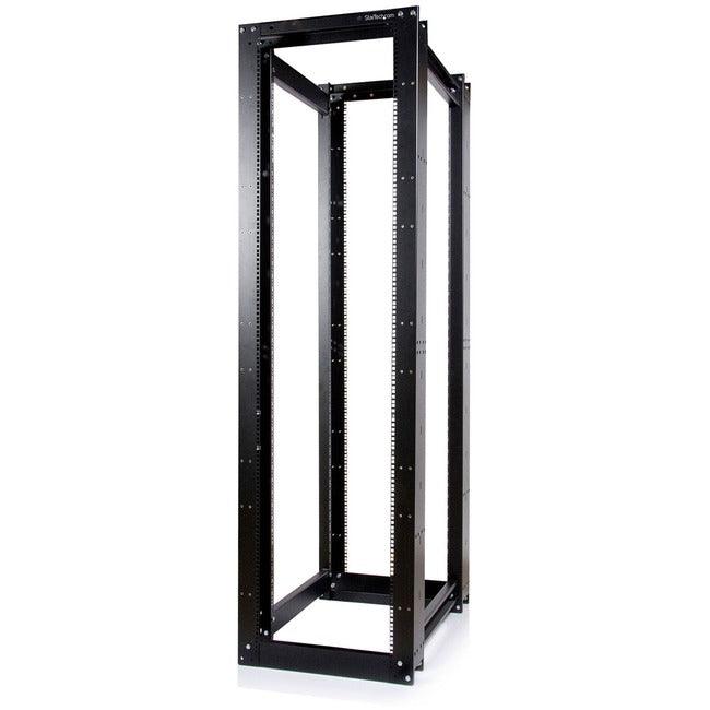 StarTech.com 45U 3300lb High Capacity 4 Post Open Server Equipment Rack - Flat Pack (4POSTRACKHD)