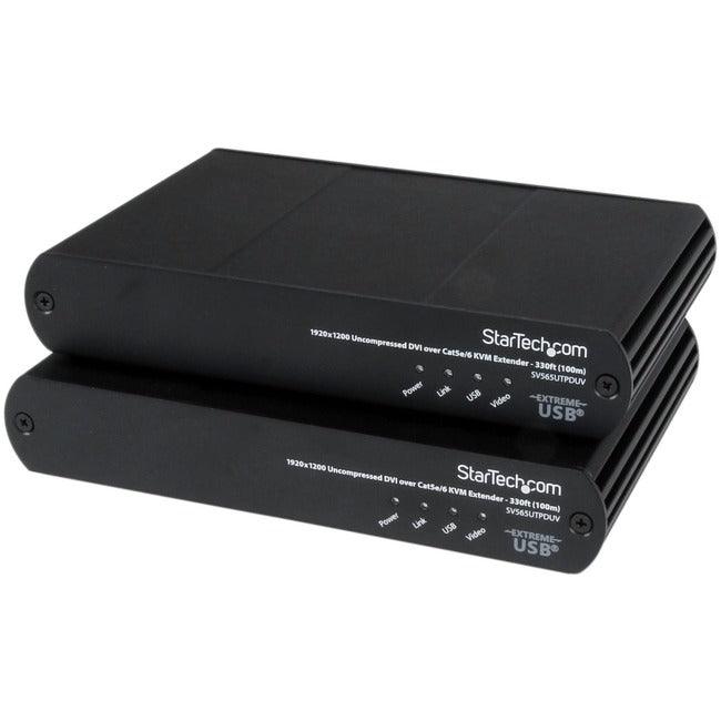 StarTech.com USB DVI over Cat 5e / Cat 6 KVM Console Extender w/ 1920x1200 Uncompressed Video - 330ft (100m)