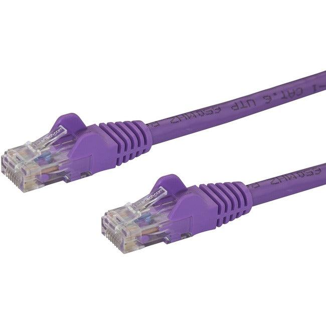 StarTech.com 6ft CAT6 Ethernet Cable - Purple Snagless Gigabit - 100W PoE UTP 650MHz Category 6 Patch Cord UL Certified Wiring/TIA