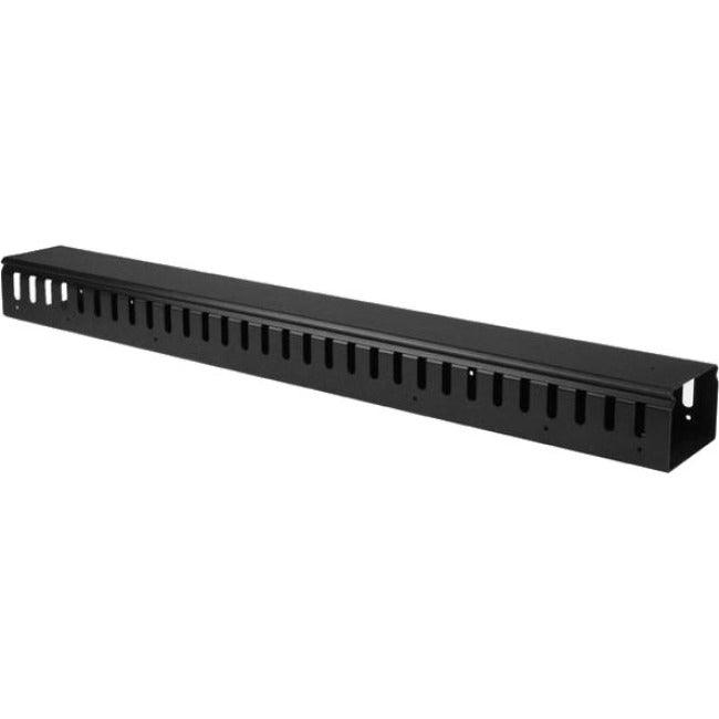 StarTech.com Vertical Cable Organizer with Finger Ducts - Vertical Cable Management Panel - Rack-Mount Cable Raceway - 0U - 3 ft.