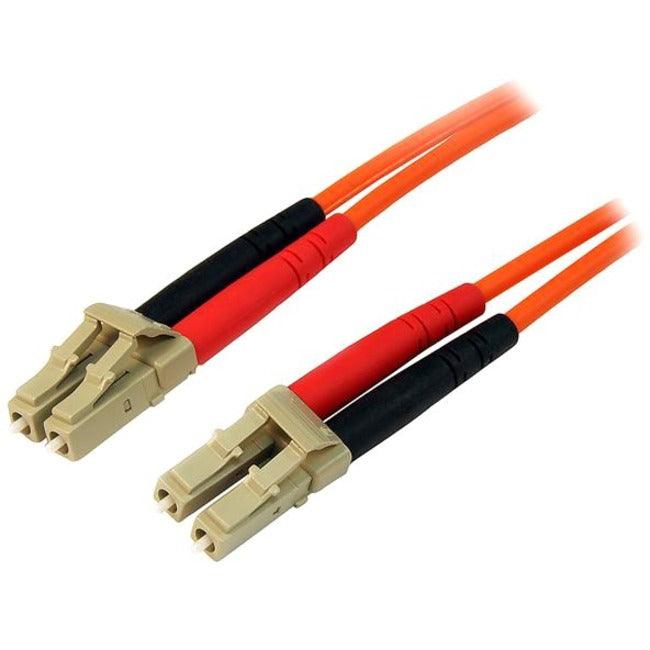 StarTech.com 15m Fiber Optic Cable - Multimode Duplex 50/125 - LSZH - LC/LC - OM2 - LC to LC Fiber Patch Cable