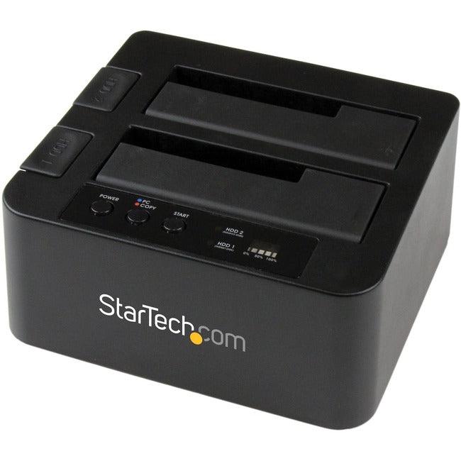 StarTech.com eSATA / USB 3.0 Hard Drive Duplicator Dock - Standalone HDD Cloner with SATA 6Gbps for fast-speed duplication