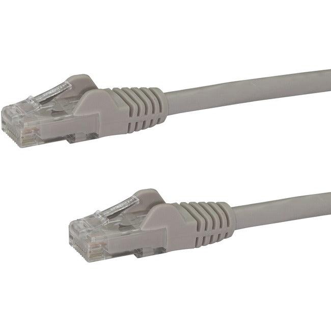 StarTech.com 6in CAT6 Ethernet Cable - Gray Snagless Gigabit - 100W PoE UTP 650MHz Category 6 Patch Cord UL Certified Wiring/TIA