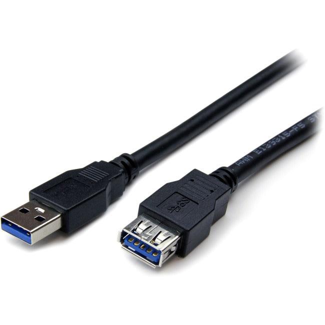 StarTech.com 6 ft Black SuperSpeed USB 3.0 Extension Cable A to A - M/F