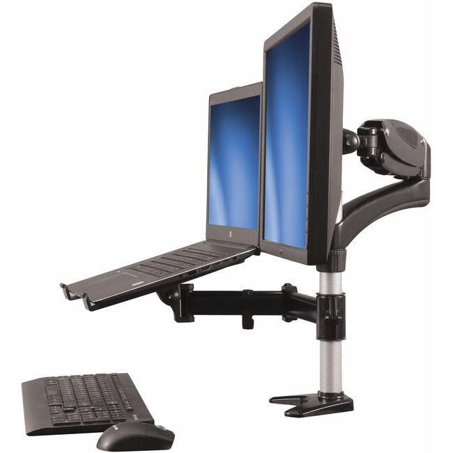 StarTech.com Laptop Monitor Stand - Computer Monitor Stand - Full Motion Articulating - VESA Mount Monitor Desk Mount