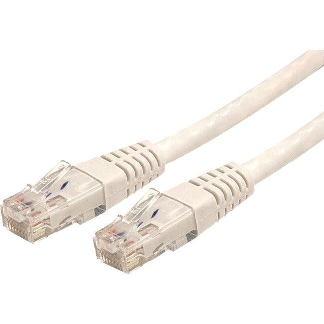 StarTech.com 5ft CAT6 Ethernet Cable - White Molded Gigabit - 100W PoE UTP 650MHz - Category 6 Patch Cord UL Certified Wiring/TIA