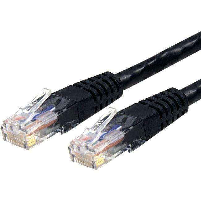 StarTech.com 3ft CAT6 Ethernet Cable - Black Molded Gigabit - 100W PoE UTP 650MHz - Category 6 Patch Cord UL Certified Wiring/TIA