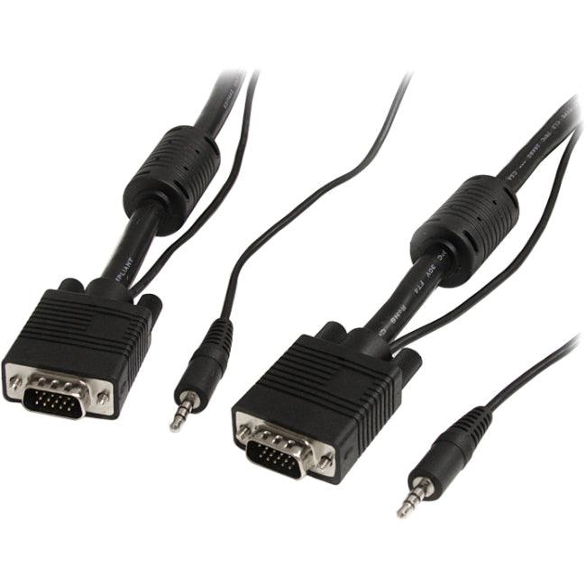 StarTech.com 35 ft Coax High Resolution Monitor VGA Cable with Audio HD15 M/M