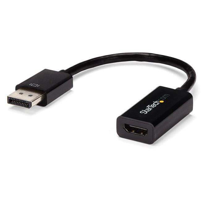 StarTech.com DisplayPort to HDMI Adapter, 4K 30Hz Active DP to HDMI Video Converter, Ultra HD DP 1.2 to HDMI 1.4 Monitor Adapter Dongle