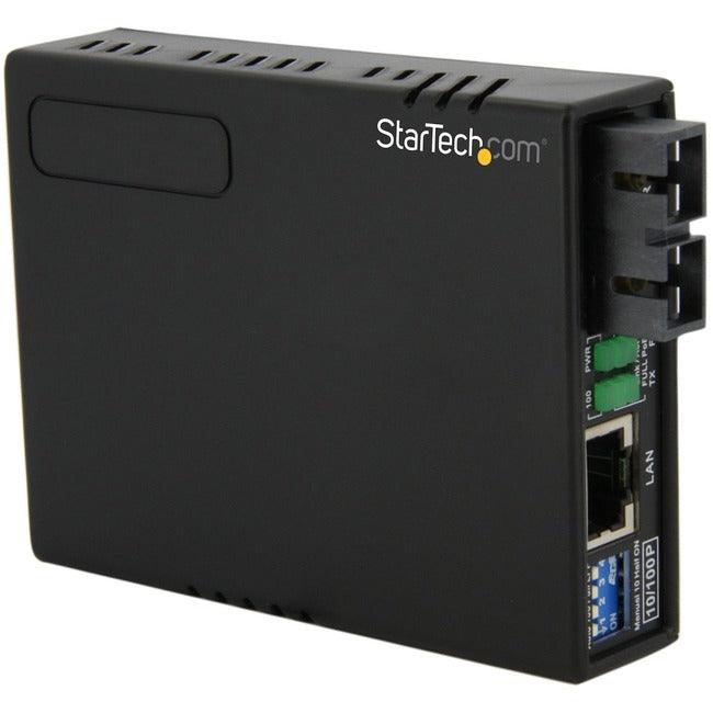 StarTech.com StarTech.com 10/100 Multi Mode Fiber to Ethernet Media Converter SC 2km with PoE