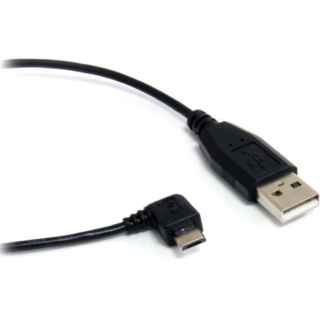 StarTech.com StarTech.com USB cable - 4 pin USB Type A (M) - Right Angle Micro USB Type B (M) - 90 cm