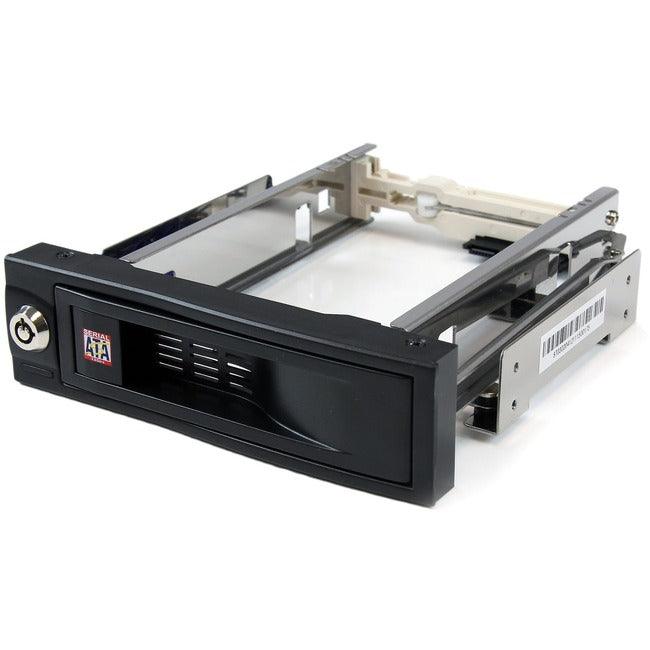 StarTech.com StarTech.com 5.25" Tray-Less SATA Hot-Swap Hard Drive Bay - Storage mobile rack - black