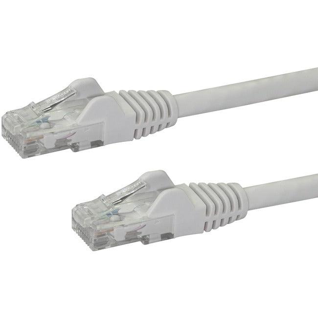 StarTech.com 25ft CAT6 Ethernet Cable - White Snagless Gigabit - 100W PoE UTP 650MHz Category 6 Patch Cord UL Certified Wiring/TIA