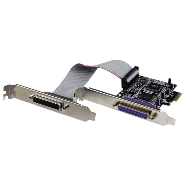 StarTech.com 2 Port PCI Express / PCI-e Parallel Adapter Card - IEEE 1284 with Low Profile Bracket