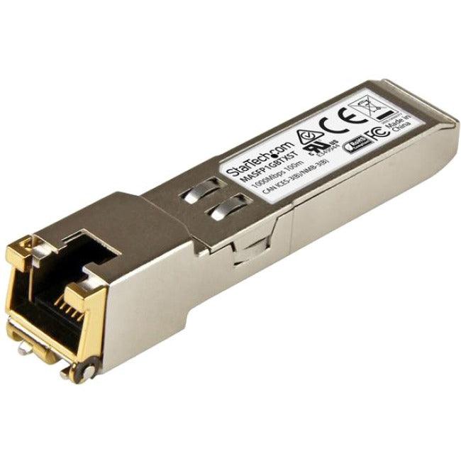 StarTech.com Cisco Meraki MA-SFP-1GB-TX Compatible SFP Module - 1000BASE-T - 10/100/1000 Mbps SFP to RJ45 Cat6/Cat5e Transceiver - 100m